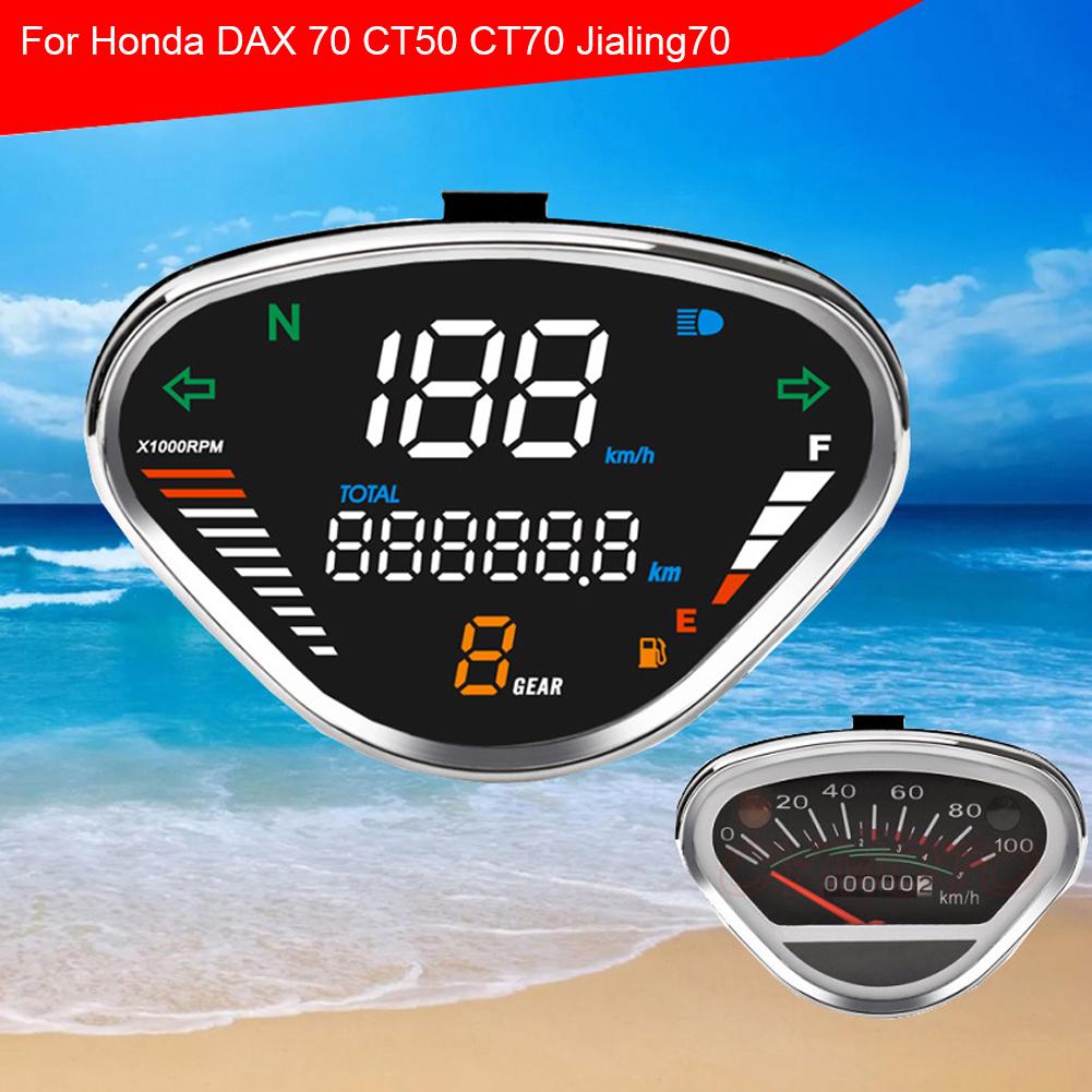 Digital Odometer Waterproof Motorbike Tachometer Odometer Digital Speedometer Tachometer for Honda DAX 70 CT50 CT70 Jialing70