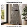 Umbrella Cover Dust-Resistant Cylindrical Patio Wipe-Clean