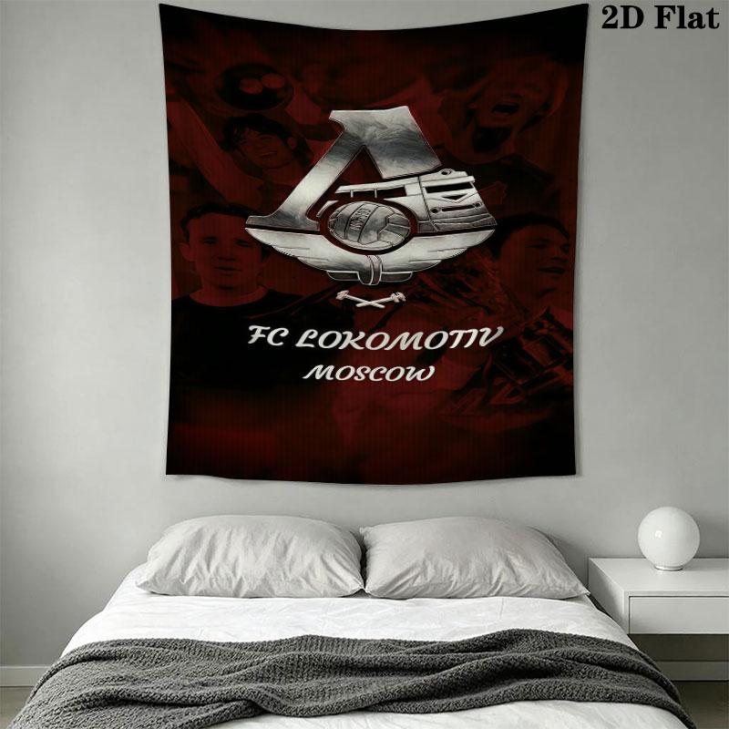 Lokomotiv Moscow Power Wall Hanging Printed Fabric Blanket Decorative Tapestries for Bedroom Living Room Home Decor