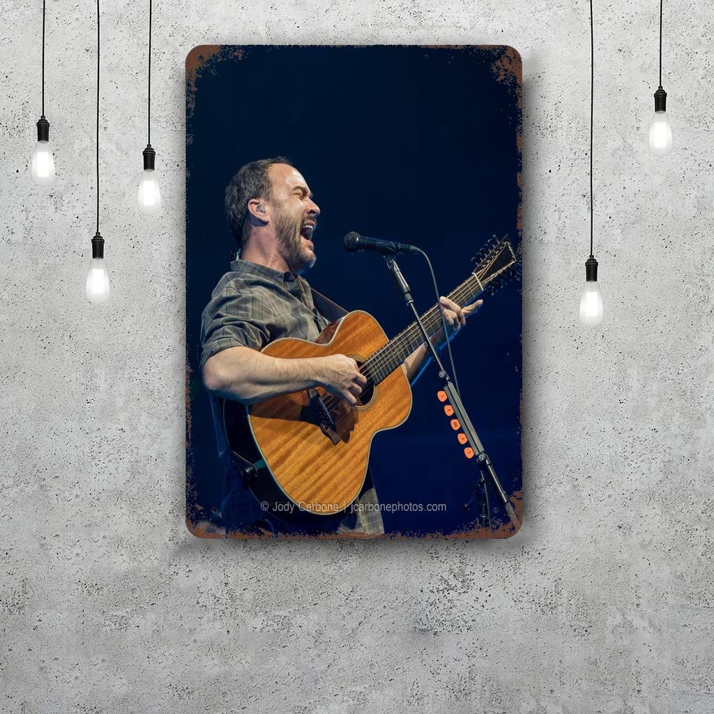 Dave Matthews Band Metallschilder Wanddeko Vintage Blechschilder Captain Metallposter Dekor für Bar Pub Club Wanddekoration