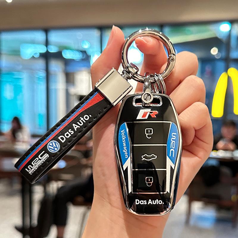 For VOLKSWAGEN TPU Car Key Cover Remote Control Fob Shell Case Keychain Holder Auto Accessories For JAC VW SOL E10X QX X8 E50 X6