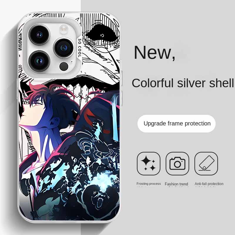 Custodia per Telefono Anime Solos Levelings per Samsung Galaxy S26 S25 S24 S23 S22 S21 S20 Note20 FE Ultra Edge Plus 4G 5G Anti Caduta Opaca
