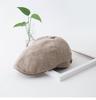 Korean Style Summer Linen Retro Beret for Women & Men - Versatile Thin Duckbill Hat, Trendy for Autumn & Winter