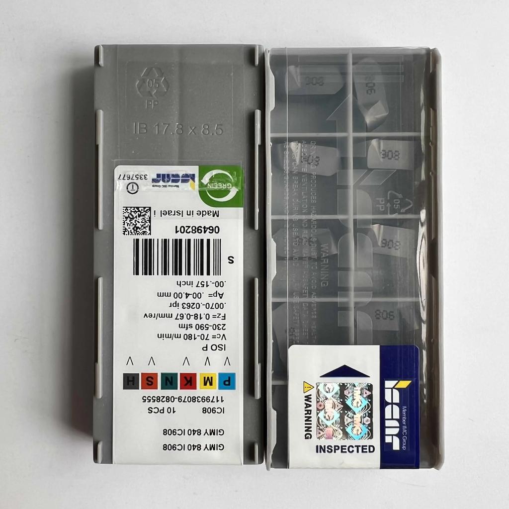 ISCAR / GIMY840 IC908 /Industrial Indexable Carbide Inserts 10 Pcs