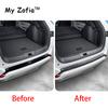 For BYD Seal U Sealion 6 Song Plus 2024 2025 Car Styling Trunk ABS Carbon Fiber Threshold Strip Tailgate Anti Kick Accessories