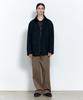 INSILENCE Double-Pleat Wide Chino Pants Olive Beige