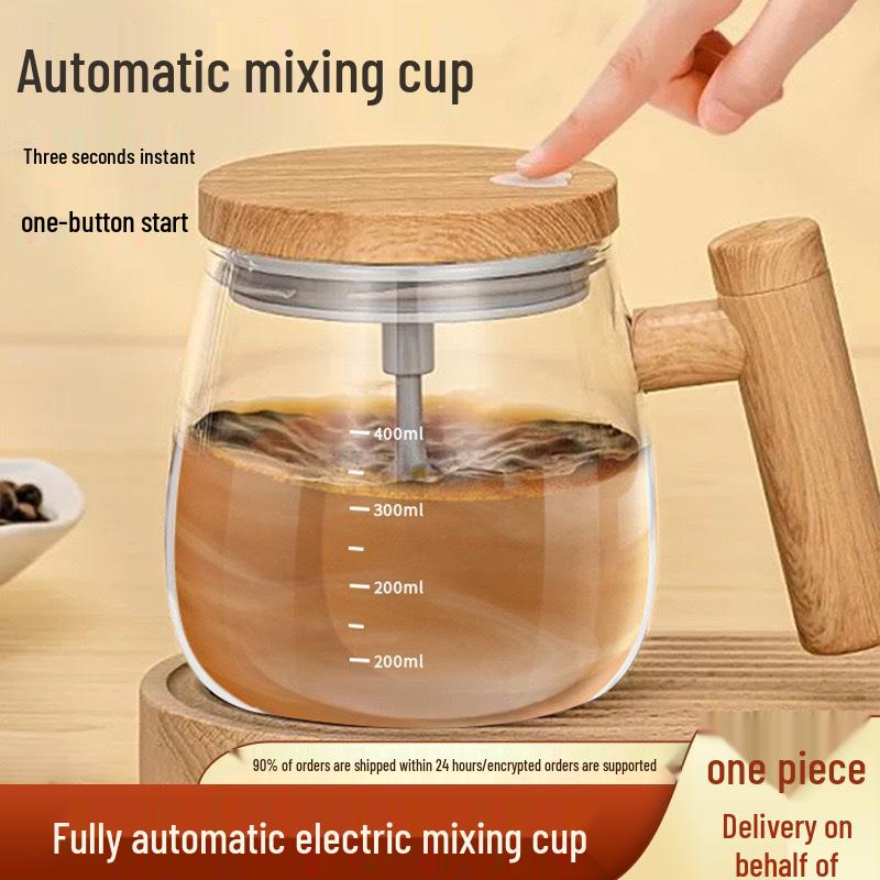 Japanese Automatic Stirring Electric Mug for Instant Coffee