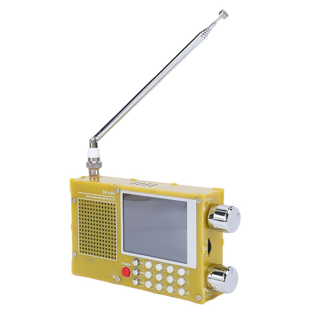 Full Band Radio FM LW MW SW Shortwave Radio 2.8 Inch Resistive Touch LCD Color Screen Portable High Sensitivity Travel Radio