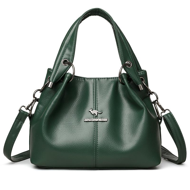 Women's Zipper Single-shoulder Bag with Large Capacity and Versatile Crossbody Bag