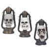 Skull Lantern Halloween Party LED Skull Lamp Hanging Light Decoration Props for Haunted House Bar