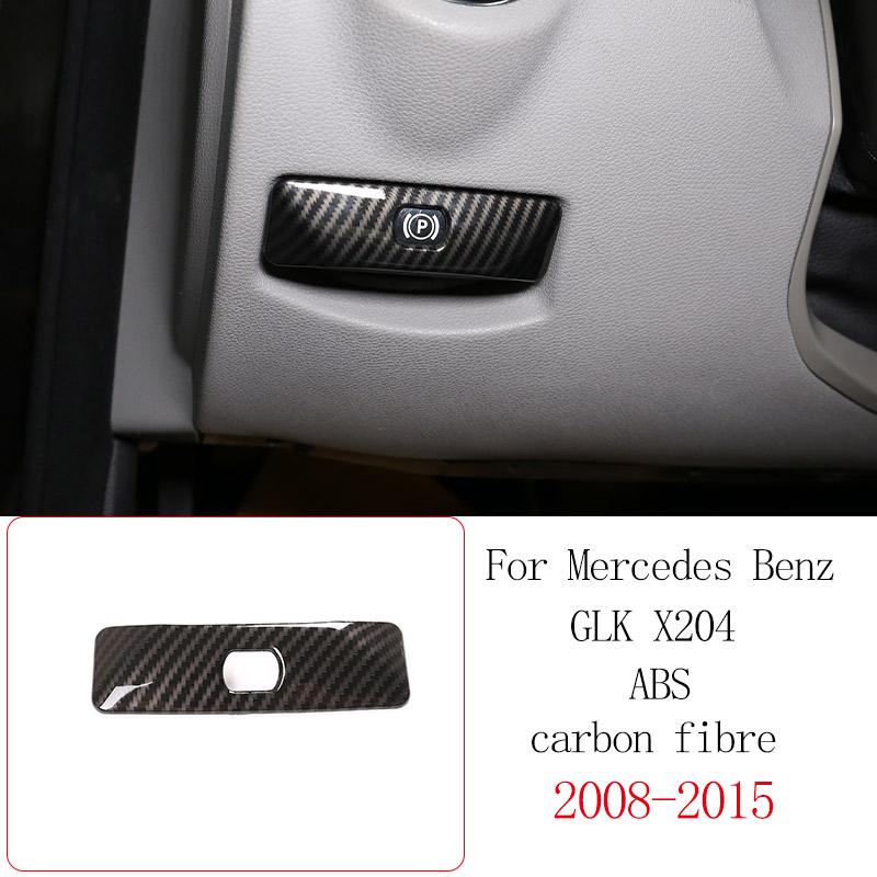 For Mercedes Benz GLK X204 2008-2015 ABS Carbon Fiber Car Center Console Decorative Panel Sticker Car Interior Accessories