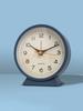 1pc simple métal petit réveil créatif horloge de chevet de bureau silencieuse horloge étudiante