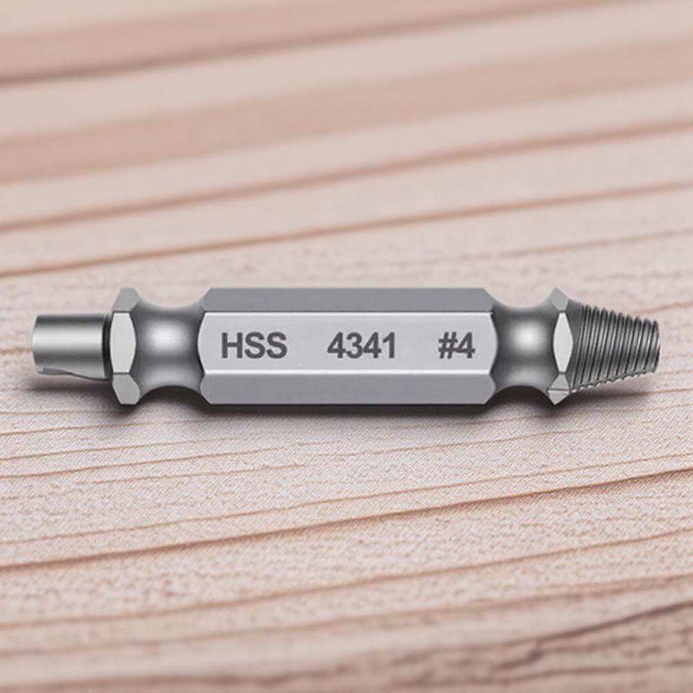 HSS 4341 Stripped Screw Extractor Drill Kit Broken Damaged Bolt Remover Tool for Easy Removal 1PC 4PCS 6PCS Drill Bits Set