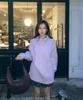 CITTA Wool Made Button High-Neck Grandma Kint_Ctk248(Lavender)