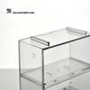 Boîte d'exposition premium pour modèle de voiture en acrylique double couche 1/64 - Boîte de protection transparente pour collection de voitures moulées sous pression, Boîte cadeau (Sans voiture)