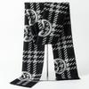 2025 Autumn/Winter New Men'S Cashmere Scarf Thickened, Stylish, European And American Men'S Classic Stripe