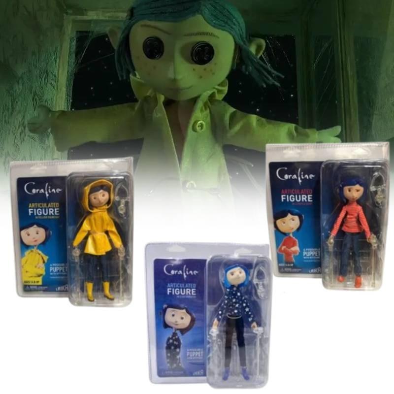 Coraline Raincoat 7 Inch Figure Beautifully Realistic Ultra Poseable Doll