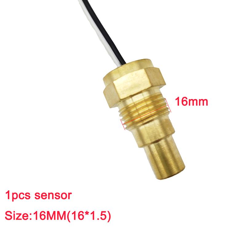 1PC 12V/24V 10MM 12MM 14MM 16MM 17MM 21MM Univerzální snímač teploty vody Senzor teploty vody Měřič teploty vody