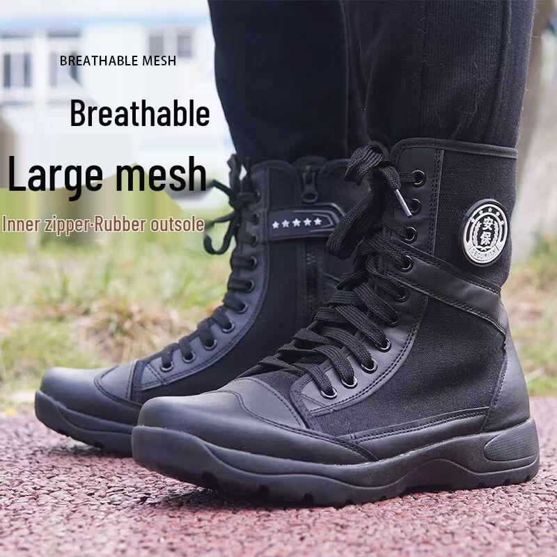Alliance Messenger High-Top Canvas Tactical Boots 35