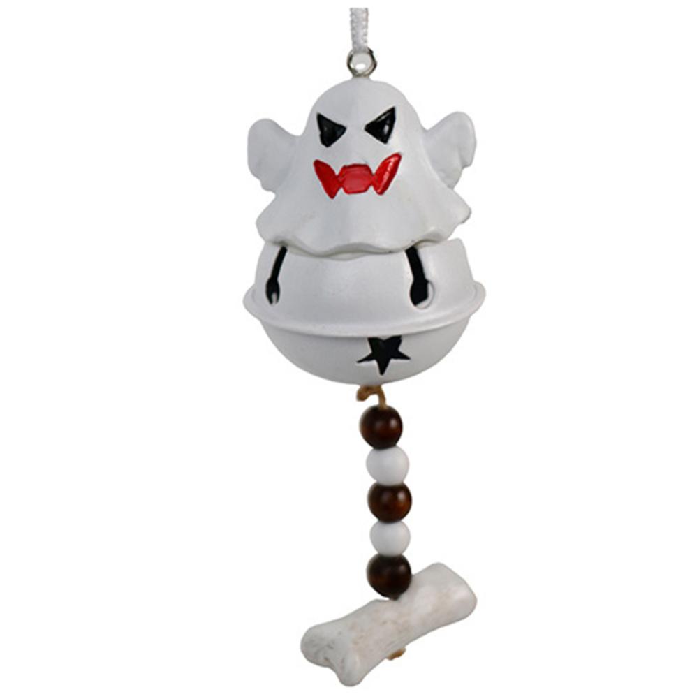 Halloween Creative Fun Resin Phantasmal Bell Pendant Decoration Door Hanging Halloween Phantasmal Bell  Wind Chimes