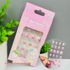Children's Wearable Custom Nail Stickers - Cute European & American Jelly Glue Fingernail Tips