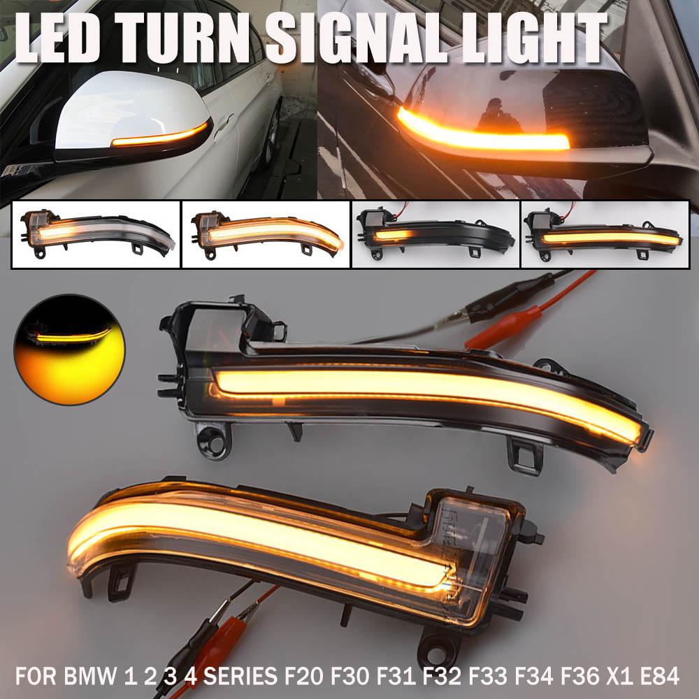 Side Mirror Sequential Light for BMW 1 2 3 4 Series X1 F20 F21 F22 F30 F31 F34 F32 E84 I3 LED Dynamic Turn Signal Lamp