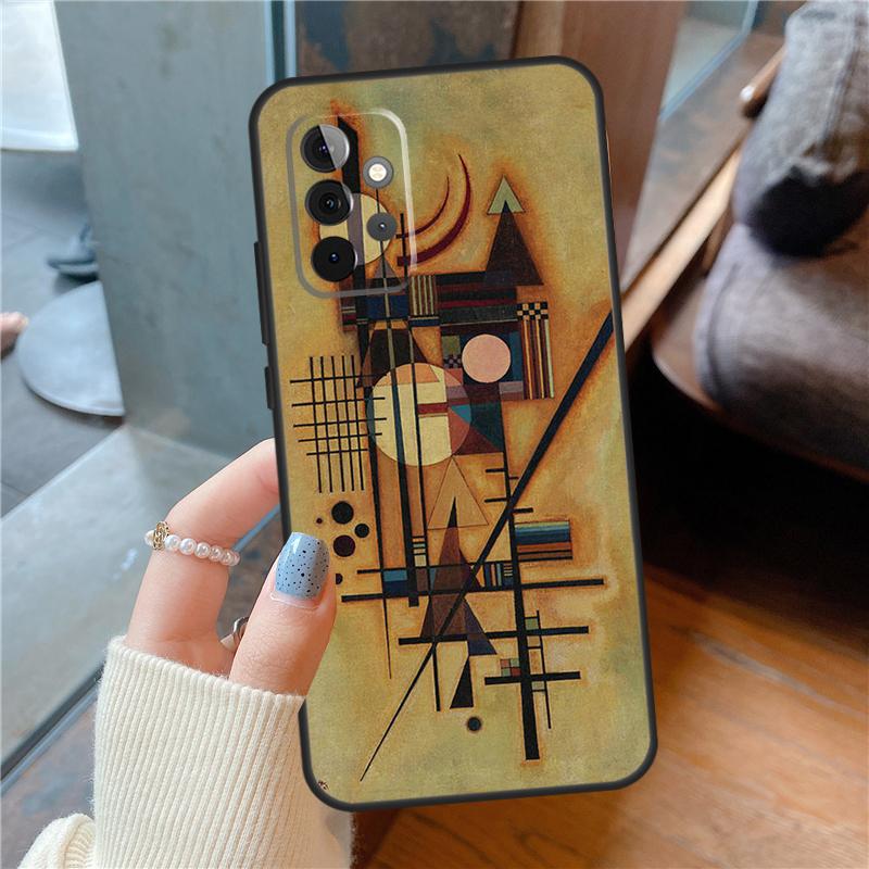 Wassily Kandinsky Abstract Phone Case For Samsung Galaxy A54 A34 A14 A13 A33 A53 A73 A12 A22 A32 A52 A72 A51 A71 Cover Coque