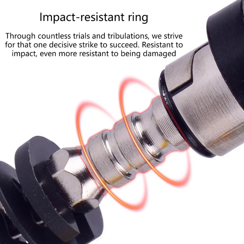2Pcs High Precise Spring Hexagonal Shank Screwdriver Bit With Strong Magnets For Secure Fastening Cordless Drill Tool
