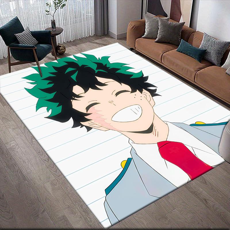 My Hero Academia Midoriya Solo Anti-Slip Rug, Rectangular Carpet for Living Room, Sofa & Bedroom