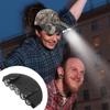 Head Lamps 5 LED Hat Brim Light With Batteries Water Resistant Lightweight Headlamp For Night Fishing Hunting Hiking