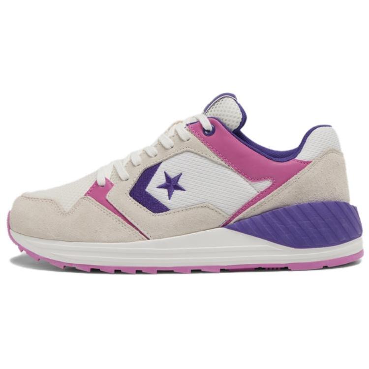 Converse WAVE TRAINER Comfortable and Versatile Shock-Absorbing Durable Running Shoes Unisex White