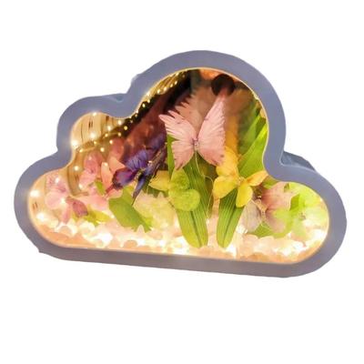 DIY Cloud & Butterfly Night Light with Tulip Flower Design
