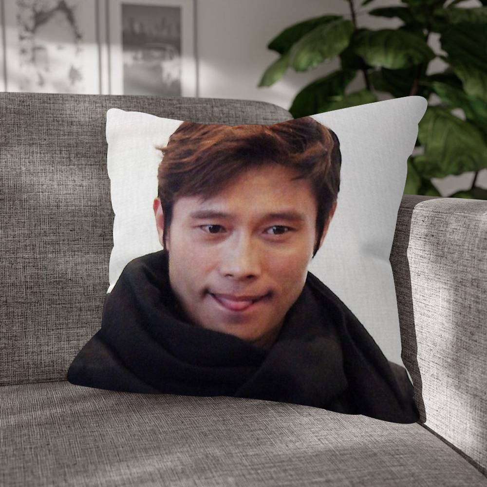 Creative Lee Byung Hun Pink Bow Fashion Decorative Pillowcase Throw Cover Pillow Case Cushion For Living Room Square Home Decor
