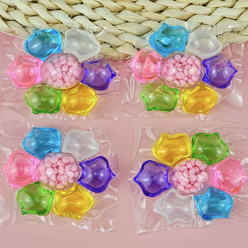 Yi Ke Shu 7-in-1 Laundry Pods: Fragrance Clean, Stain Removal, Long-Lasting Scent, Multi-Chamber Laundry Beads.