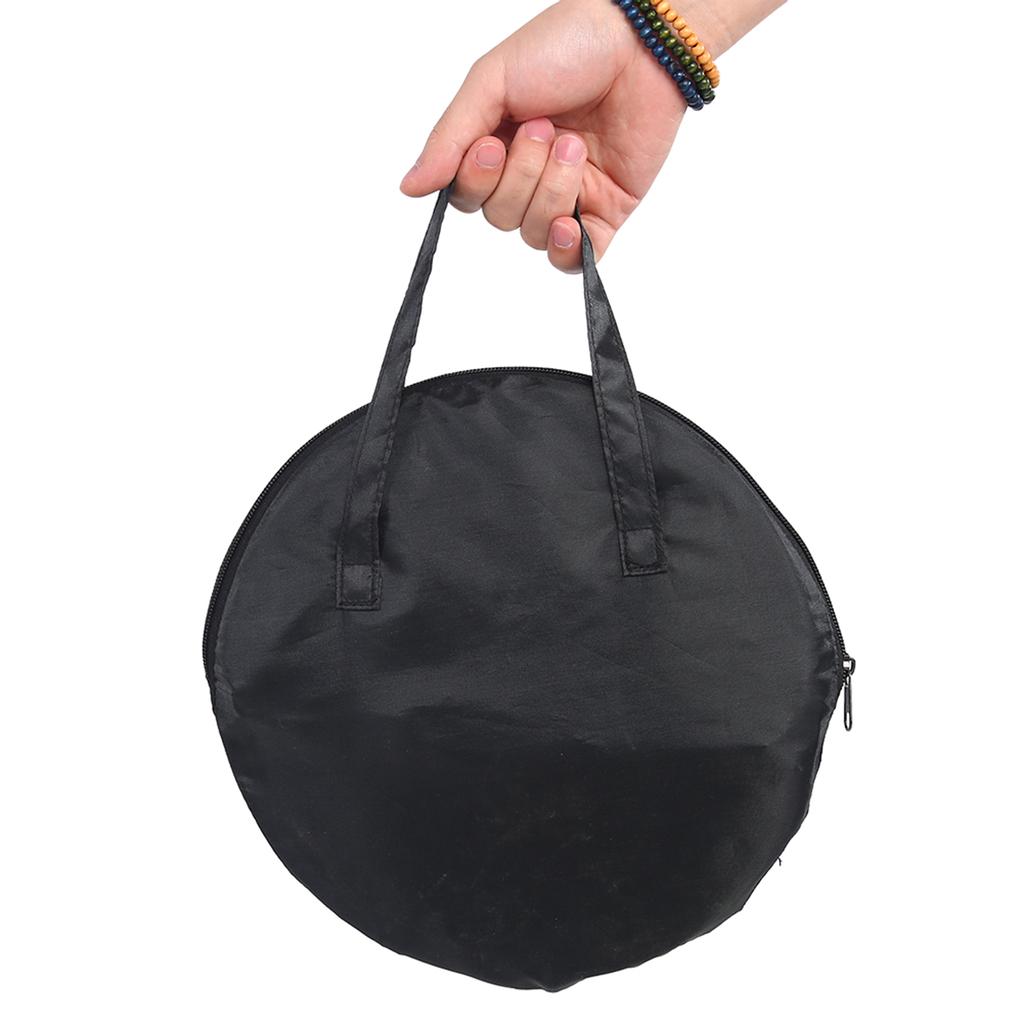 Schwarzes Nylon-Netz Faltbares Golf-Chipping-Netz Bälle-Sammler Halterung Tasche Trainingszubehör