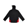 Li Ning Plain Patch Logo Hooded Zip Jacket Women jackets Black AFDJ272-1