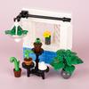 MOC City House Furniture Building Blocks Kit Toilet Fish Tank Bed Piano TV Sofa Couch Pendulum Clock Cooking Bench Bricks Toys
