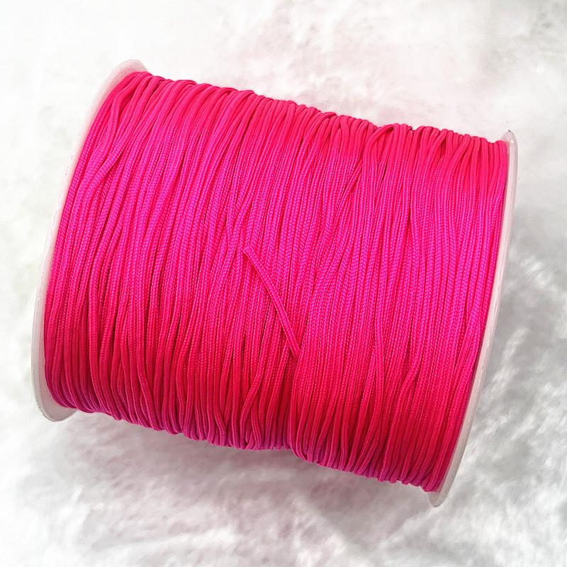 10Meters/lot 1.0mm Nylon Cord Thread Chinese Knot Macrame Cord Bracelet Braided String DIY Tassels Beading String Thread