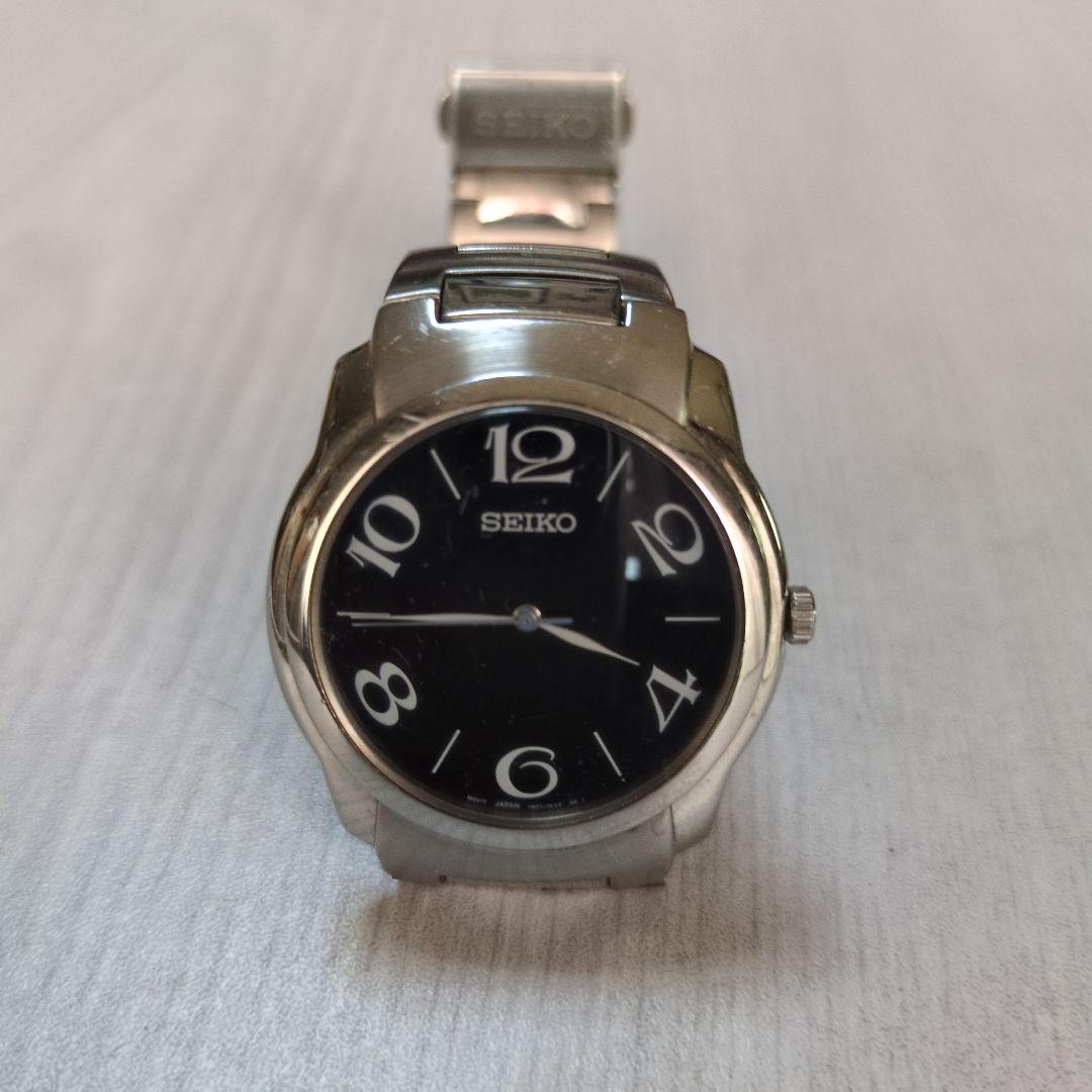 

[USED] SEIKO Analog Watch Black Waterproof Junk