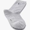 GCUT Honeycomb Collar Socks_Melange Gray 7215284202