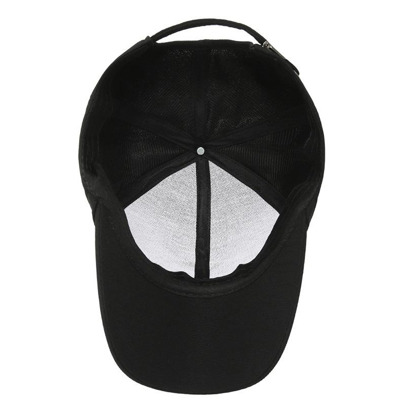 Spring Summer Luxury Brand Baseball Cap For Men Outdoor Sports Solid Fashion Sunhat Kpop Gorras Hombre Black Adjustable Snapback