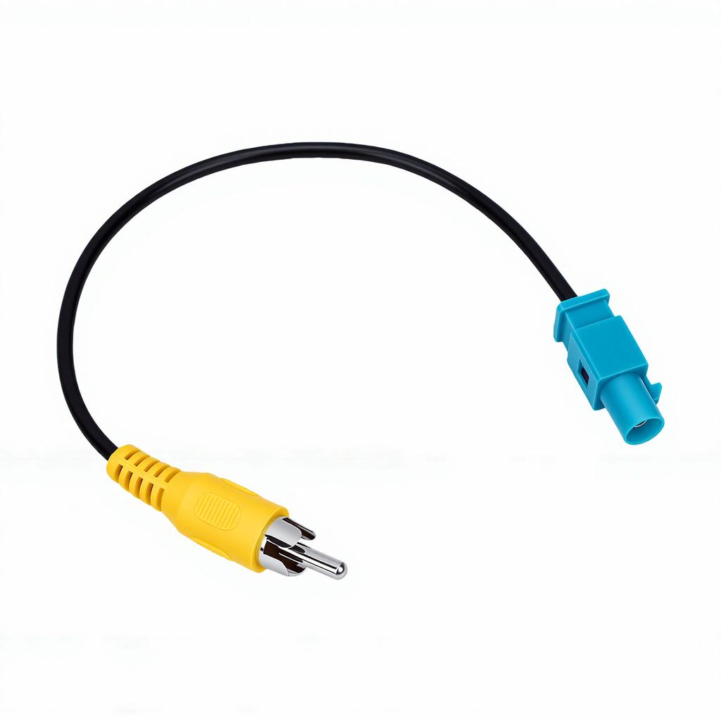 Fakra Cable 9.05 Inch Length Video Signal Transfer Fakra Backup Camera Harness Adapter