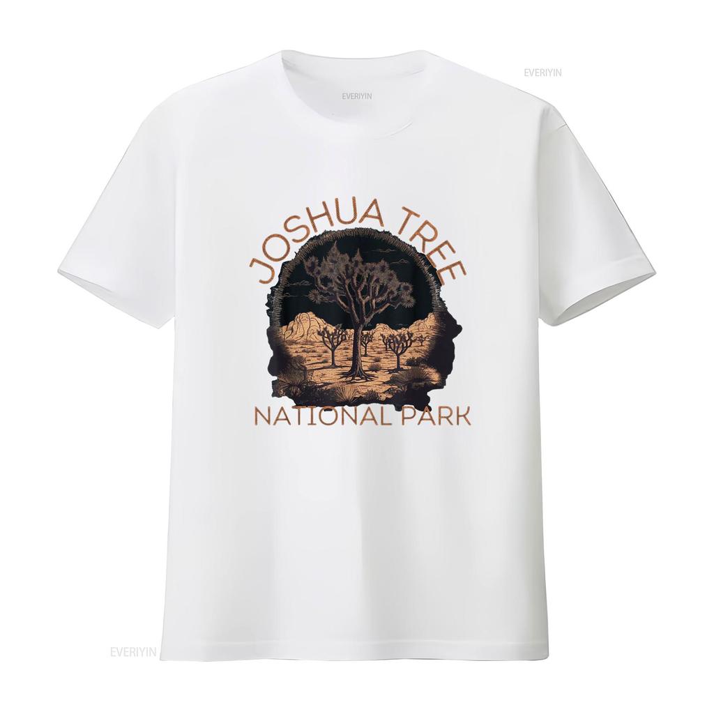 Joshua Tree Nationalpark Landschaft T-Shirt vintage gewaschen weich lässig atmungsaktiv leicht Designer-Kleidung dehnbar homme