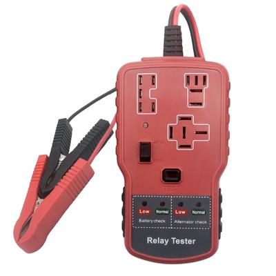 Vehicle Relays Diagnostic Alternator Analyzer Device 12V Battery Health Fast Check Tool With Clamps For Motorbike Boats