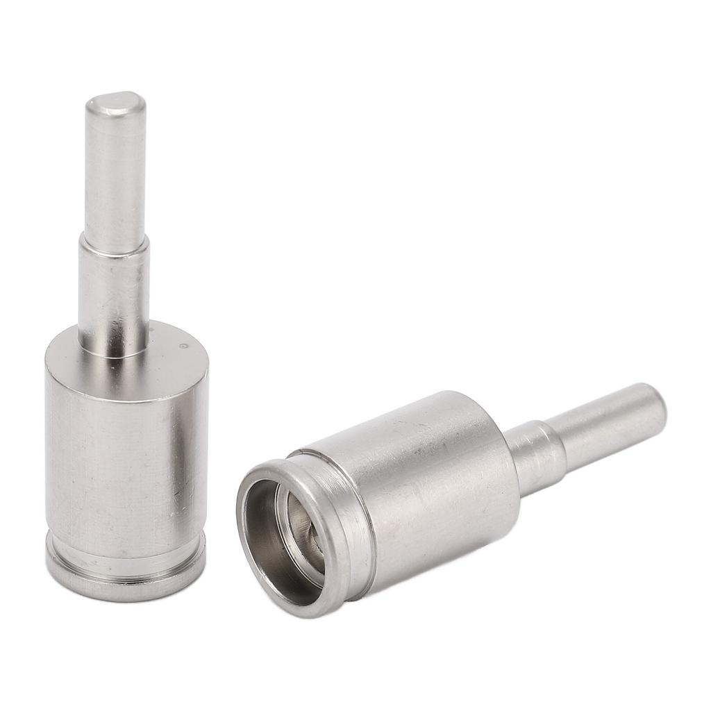 2pcs Wire Gauge Reducer 4GA To 8GA Audio Amp Input Adapter Amplifier Connection Brass Nickel Plated