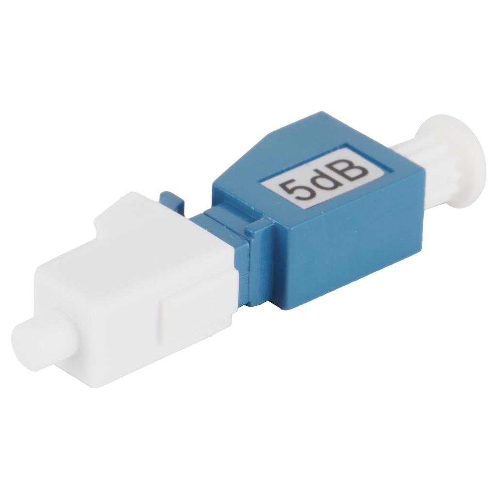 LC UPC5DB Optical Fiber Attenuator Connector SingleMode Male Female Adapter High Return Loss