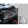 Head Light Lamp Cover Trim Chrome for 2011-2015 JEEP Compass Eyebrow Front