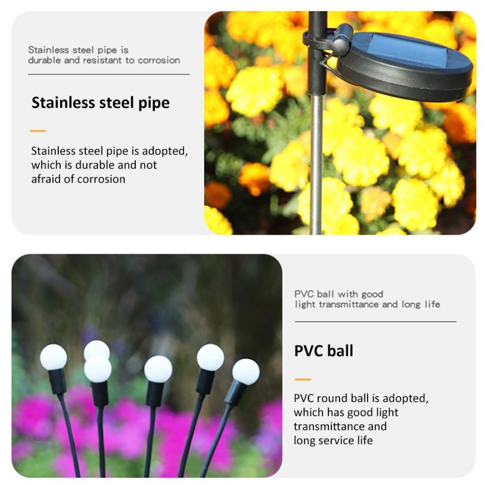LED Solar Lamp Garden Decoration Fireworks Lamp 6LED/10LED Firefly Outdoor IP65 Waterproof Lamp Christmas Garden Decoration