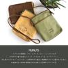 Peanuts Genuine Leather Mini Shoulder Bag, MUSIC & ART FAIR [73363] (Green)