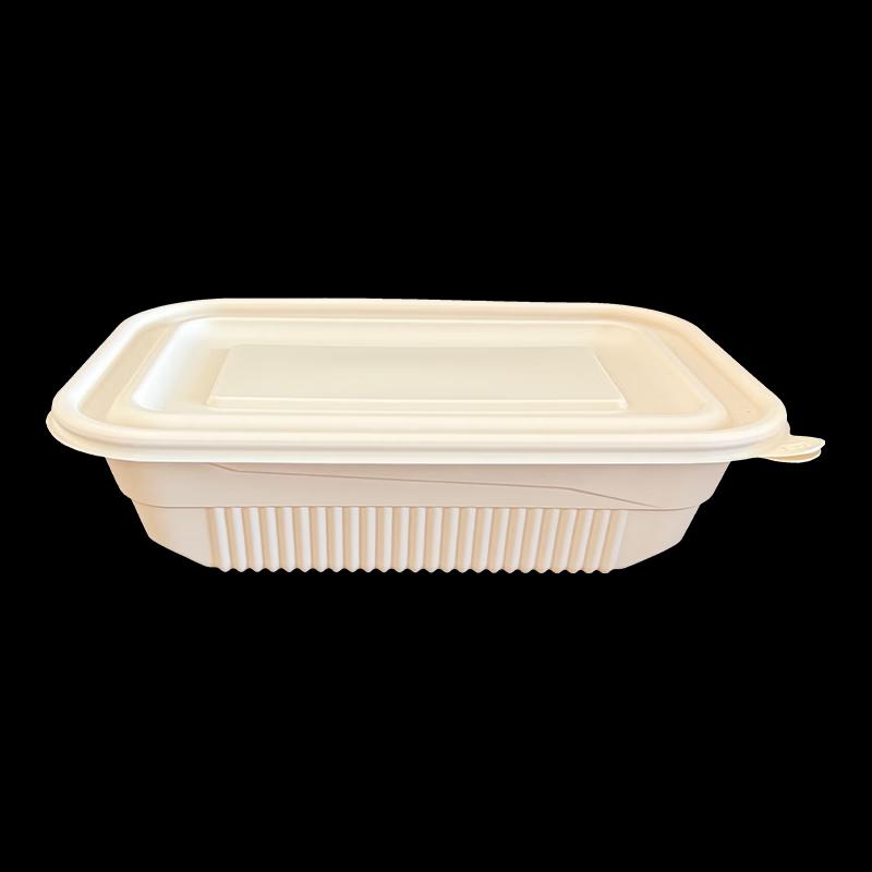 Luyouming 750ml Biodegradable Rectangular Takeaway Boxes